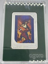 2026 Agoro Art Of Marvel Spider-Man & Wolverine 1oz Silver Emerald Card #73/250 picture