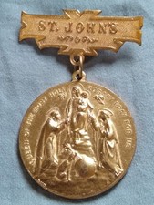 Antique Holy Mother Mary Altar Society Religious Medal. picture