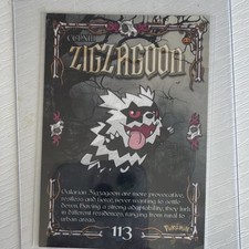 PRISMA Pokémon TCG EN Zigzagoon 113 Trick or Trade Cards Galarian Common picture