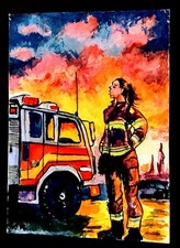 ACEO Hand Painted Art Card. Signed By Artist. Hand Painted Not A Print picture
