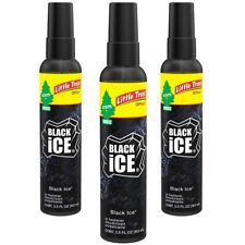 Little Trees Spray Car Air Freshener 3-PACK (Black Ice) picture