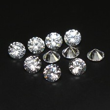 Amazing 1.00 Ct D Color VVS1 Brillant Cut 10 Pc Lot White Diamond 3.00 mm Round picture
