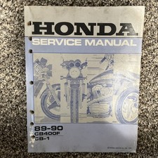 Honda CB400F CB-1  1989-1990 Shop Service Repair Manual picture