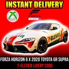 Forza Horizon 6: 2020 Toyota GR Supra 7-Eleven LIVERY | Global | Xbox CODE | FH6 picture