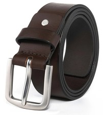 Men’s belts,Full Grain Genuine Leather Casual Dress Jeans Belts for Men  picture