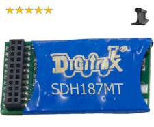 Digitrax SDH187MT ~ New 2026 ~ 21 Pin Sound Decoder ~ Premium Preloaded Sounds picture