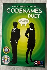Codenames Duet Card Game Czech Games Edition Cooperative Word Game Sealed Bags picture