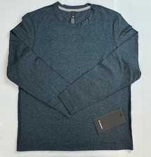 lululemon Soft Jersey Long-Sleeve Shirt Heathered Classic Navy. Size S.  (NWT) picture