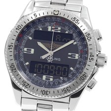 BREITLING B-1 A68362 Chronograph gray Dial Quartz Men's Watch_979146 picture