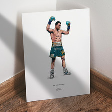 Saul Canelo Alvarez Poster Boxing Illustration 8x10 Art Print picture