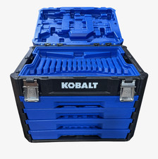 Kobalt Chest Blue Mold Hard Case 4 Drawer Holds 305 Pieces (Tools not Included) picture