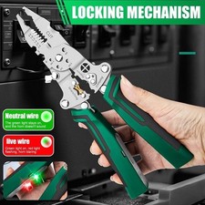18 IN 1 Foldable Wire Stripper Detector​​ Multi-Function Plier w/Voltage Tester picture