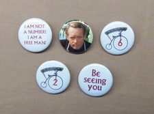 The Prisoner 5 Button Set 1.25