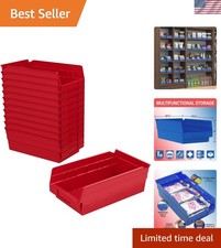 30130 Heavy Duty Plastic Shelf Bins, 12