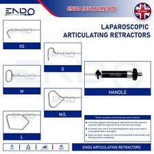 ENDO New Laparoscopic Gold finger Liver Retractor 5mm Articulating Retractors picture