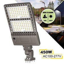 450 Watts LED Shoebox Parking Lot Light Dusk To Dawn Commercial Outdoor Lighting picture