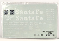 Oddballs HO Scale Decal #187-97 Santa Fe PS2-CD 4427 cu ft Grain Hopper picture