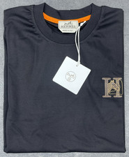 HERMES MEN'S BLACK T-SHIRT XL picture