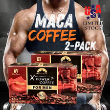 Herbal Maca Coffee for Men | Energy & Vitality Blend | 32 Max Strength Sachets picture