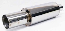 OBX Stainless Forza Tuning Muffler 3' Inlet Universal Fit Performance Exhaust picture