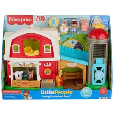 Fisher-Price Little People Caring Fun Animal Farm Playset Toddler Learning Toy,  picture