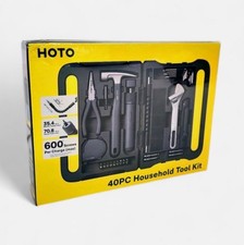 HOTO 40-Piece Household Tool Kit with Smart LED 3 Torque Electric Screwdriver picture