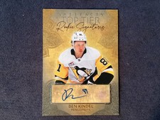 Ben Kindel 2025-26 Artifacts Top Tier Rookie Signatures Hockey Card # TTR-BK picture