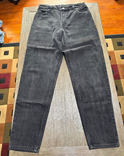 Vintage 1996 Levi’s 951 Orange Tab Black Denim Jeans Women’s Size 14 Long picture