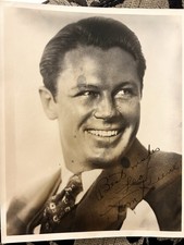 Tom Keene Signed Vintage Hollywood Photo Western Actor Plan 9 From Outer Space picture