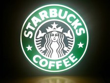 Classical Starbucks Coffee Cafe Starbuck スターバックス LIGHT BOX SIGN Fast Shipping picture