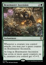 MTG BEASTMASTER ASCENSION -  BLOOMBURROW BLC 0018 - GREEN ENCHANTMENT picture