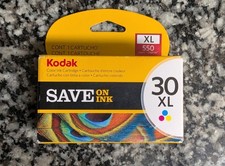 Genuine Kodak 30XL Color Ink Cartridge 1341080 550 Page Yield New Sealed picture