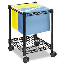 Safco Compact Rolling Cart Fits Letter And Legal-Size Hanging Folders Mobile picture