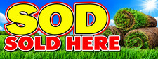 3ft x 8ft SOD SOLD HERE  BannerFREE SHIPPING (CAN BE PERSONALIZED) picture