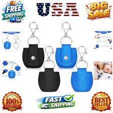 Dog Tag Holder 2 Pieces Pesilencer Quiet Spot T Dog Tag Bag with Ring for Dog... picture