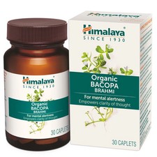 Himalaya Organic Bacopa (Brahmi) Pack of 30 Ayurvedic Herbal Brain & Memory Caps picture