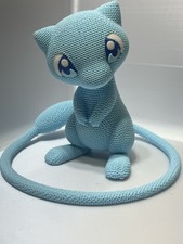 Shiny Mew Crochet Style 3D Printed Display Custom Fanart picture