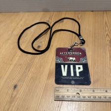 Aftershock 2017 VIP 2 Day PASS LANYARD Sacramento CA DISCOVERY PARK RARE picture
