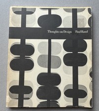 Paul Rand Thoughts on Design 1970 Studio Vista Van Nostrand PB DJ VG picture