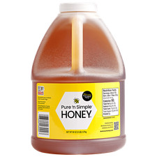 100% Pure Natural Honey with Handle Jug, 80 oz (5 lb) Bulk Unfiltered picture