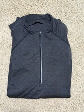 Lululemon Metal Vent Half Zip Large Grey picture