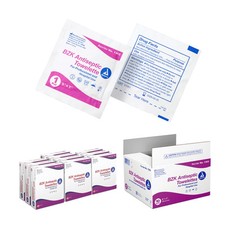 Dynarex BZK Antiseptic Towelettes 100 Count Alcohol Free Skin Cleaning Wipes picture