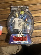 Jazwares Robot Chicken 2010 Mad Scientist and Robot Chicken picture