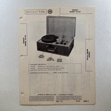 Knight Model 93-431 Service Info Photofact Sheet Howard W. Sams & Co. picture