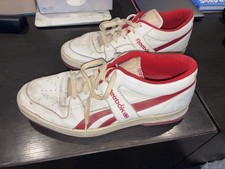 RARE Vintage Reebok Sneakers Houston Rockets Robert Reid Signed (Men’s 14) picture