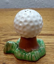 Vintage Enesco Golf Ball on Tee Salt & Pepper Shakers picture