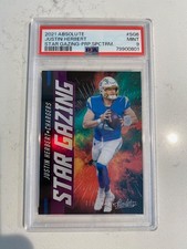 2021 Panini Absolute Justin Herbert Star Gazing /5 PSA - Cert 79900801 - LA picture