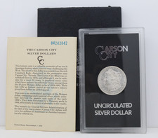 1884-CC Carson City Morgan Silver Dollar Uncirculated, GSA Holder Box & COA picture