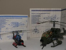 VINTAGE 1983 HASBRO G.I. JOE CHOPPER BATTLE: DRAGONFLY VS COBRA F.A.N.G. picture