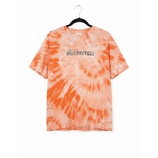Guggenheim Museum The Art of the Motorcycle Tie Dye Shirt Orange Mens XL USA picture